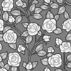 Gray Rose Wall
