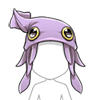 Purple Squid Hat