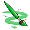 Green Brush