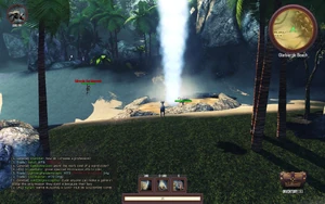 The geyser.
