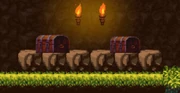 Chests (located at the end of the Enchanted Forest dungeon)