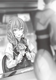Guild Girl requests Goblin Slayer's assistance during the Winter