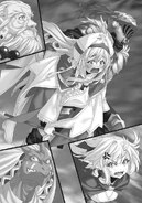 Volume 2: Dwarf Shaman carried by Lizard Priest as the party runs from an alligator