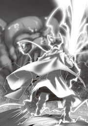 The Húsfreya endows her husband with magical Lightning Armor