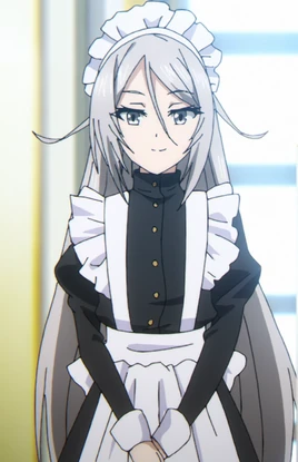 SilverHairedMaidAnime