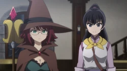 Fighter happily welcomes Priestess into the Party