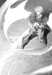 Female Merchant casts Lightning on the Dragon