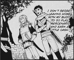 Heavy Warrior and his friend become mercenaries