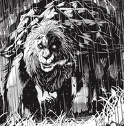 An imitation of a Tarasque from a collection of corpses.