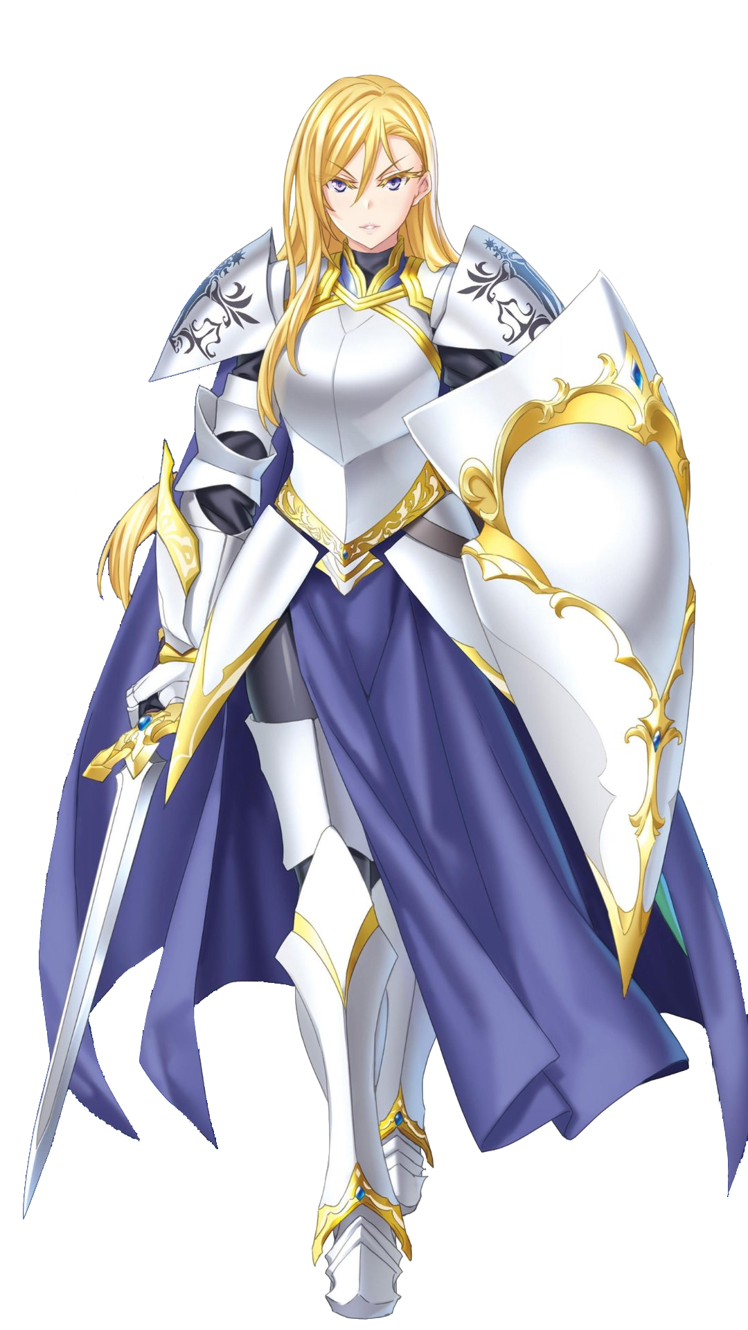 Lexica  Portrait of female knight blonde hairkey visual of anime