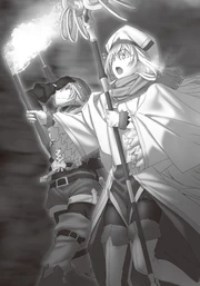 Priestess and High Elf Archer fly for the exit