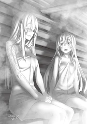 Despite the scarring, Húsfreya's beauty rivals Sword Maiden's