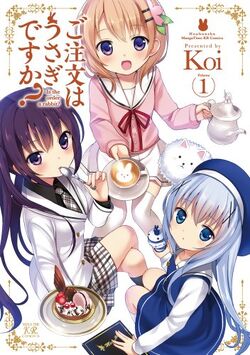 3º volume Blu-ray/DVD de Gochuumon wa Usagi Desu ka? Bloom com