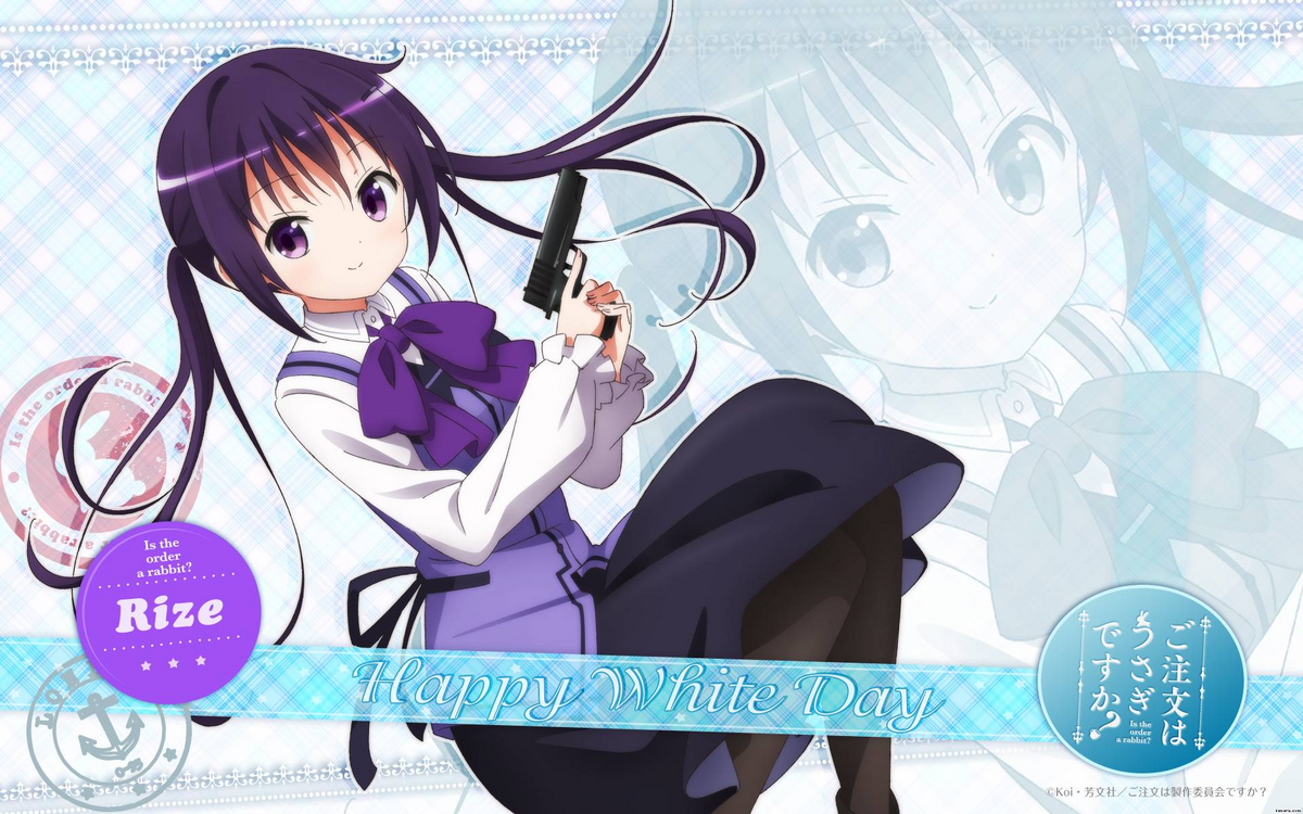 Double Sided Anime Poster: Is the Order a Rabbit Rize, Strike the Blood