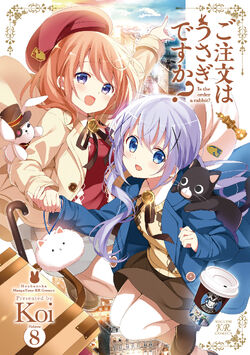 3º volume Blu-ray/DVD de Gochuumon wa Usagi Desu ka? Bloom com