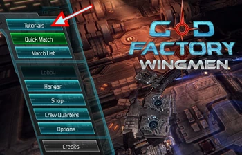 Select "Tutorial" from the main menu.