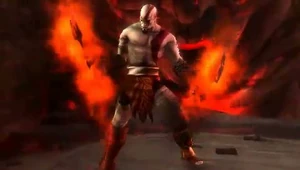 Кратос получает огненные клинки