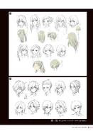 Early Rough Sketches of the Protags from God Eater 3 Visual Artworks