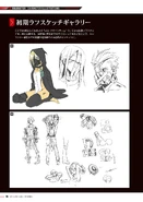 Early Rough Sketches of the Protags from God Eater 3 Visual Artworks