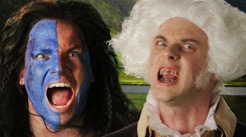 George Washington vs William Wallace. Epic Rap Battles of History Season 3.
