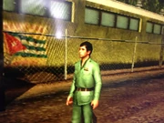 Tony Montana as a Cuban soldier in 1976