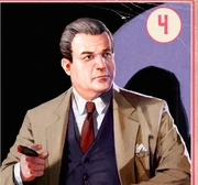 Cigarette card of Phill Cuneo.