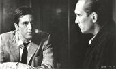 Tom hagen and michael corleone in the godfather part ii