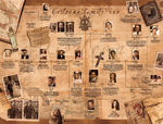 Corleone family tree. Included in supplemental materials of Godfather DVDS.