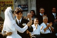 Michael and Apollonia dancing in their wedding