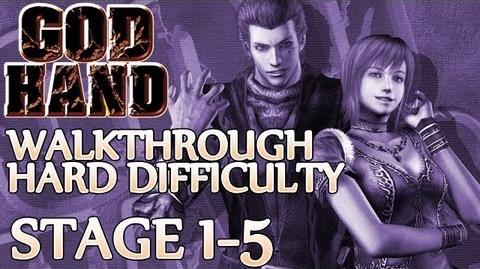 ★ God Hand Walkthrough ▪ Hard Mode - Stage 1-5