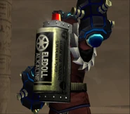 Dr. Ion's nifty new battery pack, enabling him to go out and about with only having to worry about changing his battery.