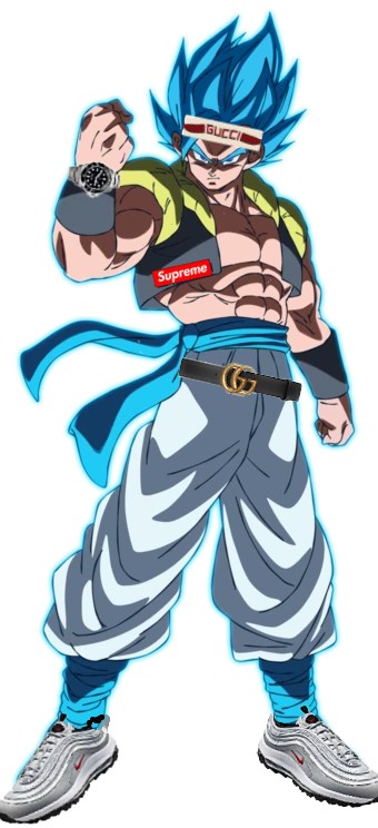 drip goku gogeta at later  Dragon ball art goku, Dragon ball