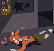 Foxy defeated