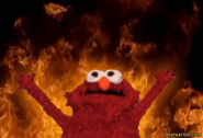 Elmo on fire