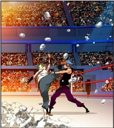 Dean imitating Dan Mo-Ri's style