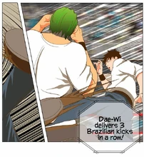 Brazilian Kick ( 3x )