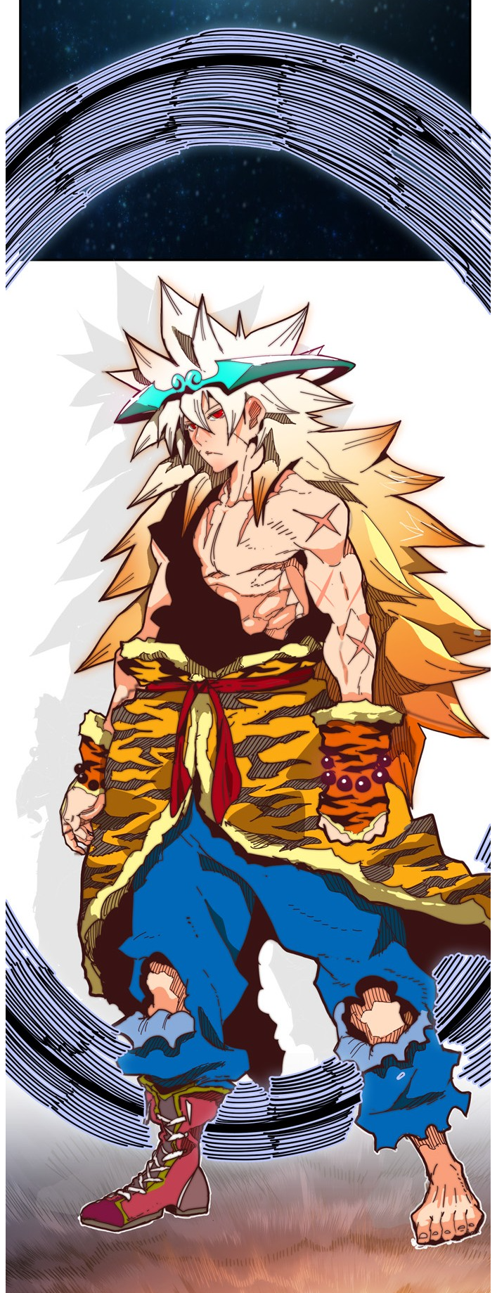 Jin Mori, The Monkey king,  - The God of High School best