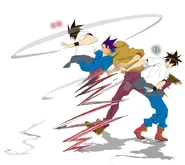 as a cyclone, vertical