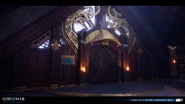 Front door.