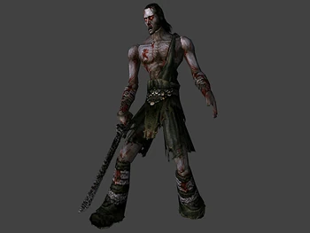 Modelo 3D de un Mercenario Bárbaro.