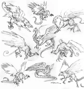 God of war iii conceptart griffins.jpg (128 KB) Early concept art