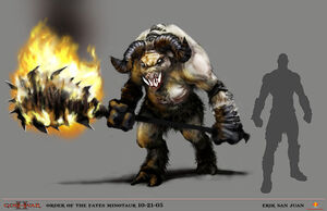 god of war minotaur