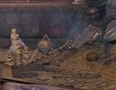 A crook and flail, symbols associated with Osiris.