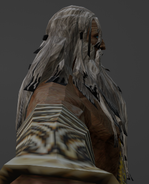 Zeus' Character Model in God of War II (Close-up)