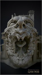 Modelo 3D sin texturas de la cabeza de Egeón (II).