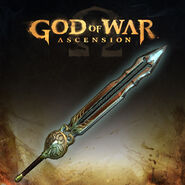Diseño 3D de la Espada de Perseo en el modo multijugador.