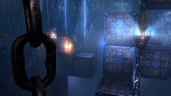 Los bloques del Laberinto separados unos de otros.