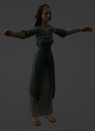 Lysandra's Character Model in God of War (2005)