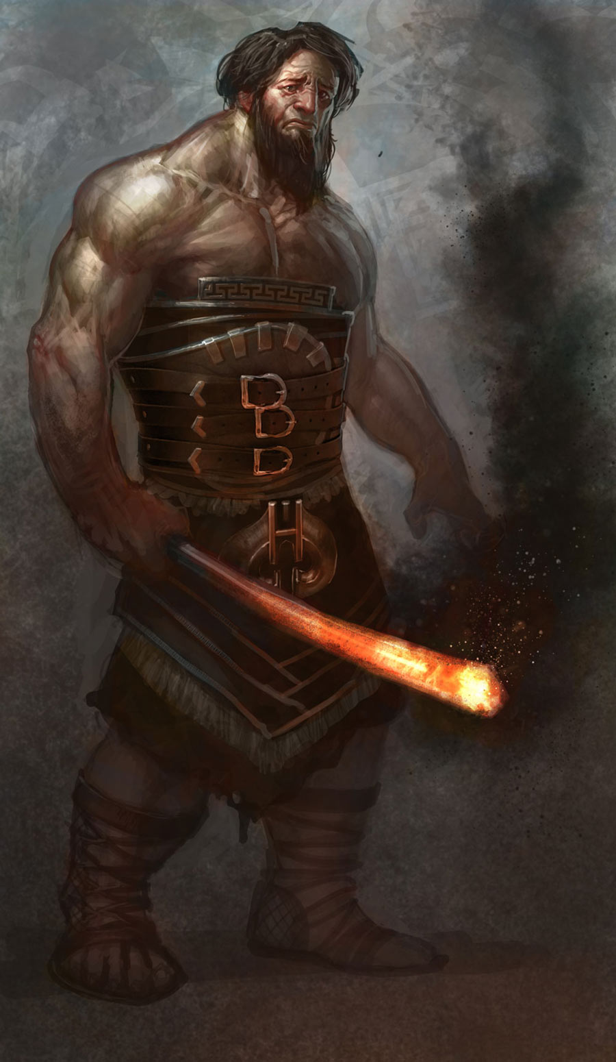 hephaestus god of fire and forge