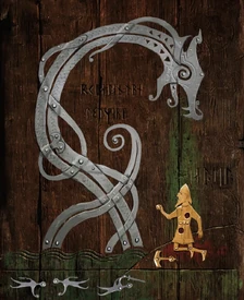 Jörmungandr was originally prophesied to deliver a fatal bite to Thor during Ragnarök.